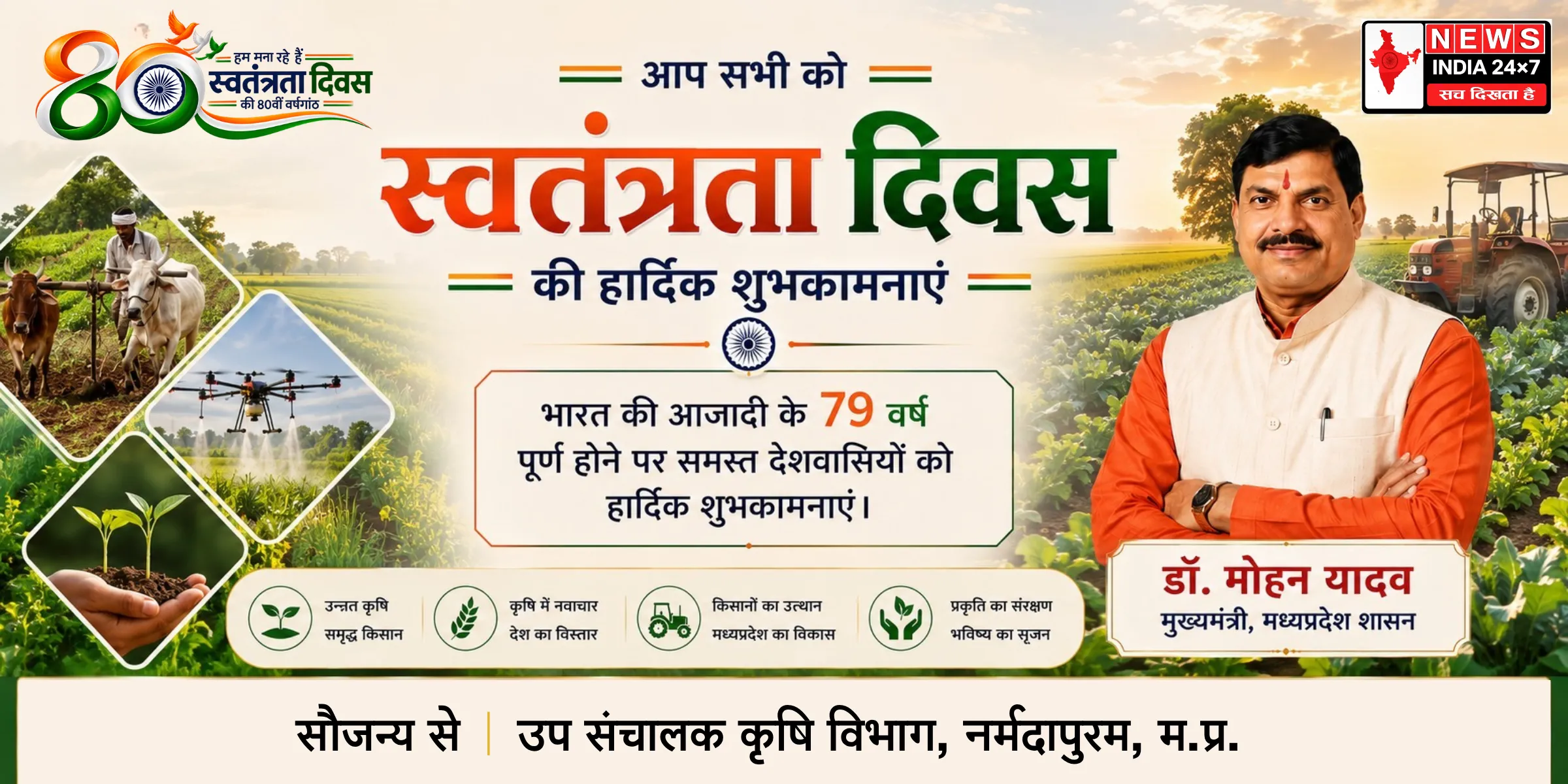 कृषि उपज मंडी विभाग, नर्मदापुरम, म.प्र.